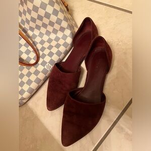 Vince burgundy loafers flats Size 7